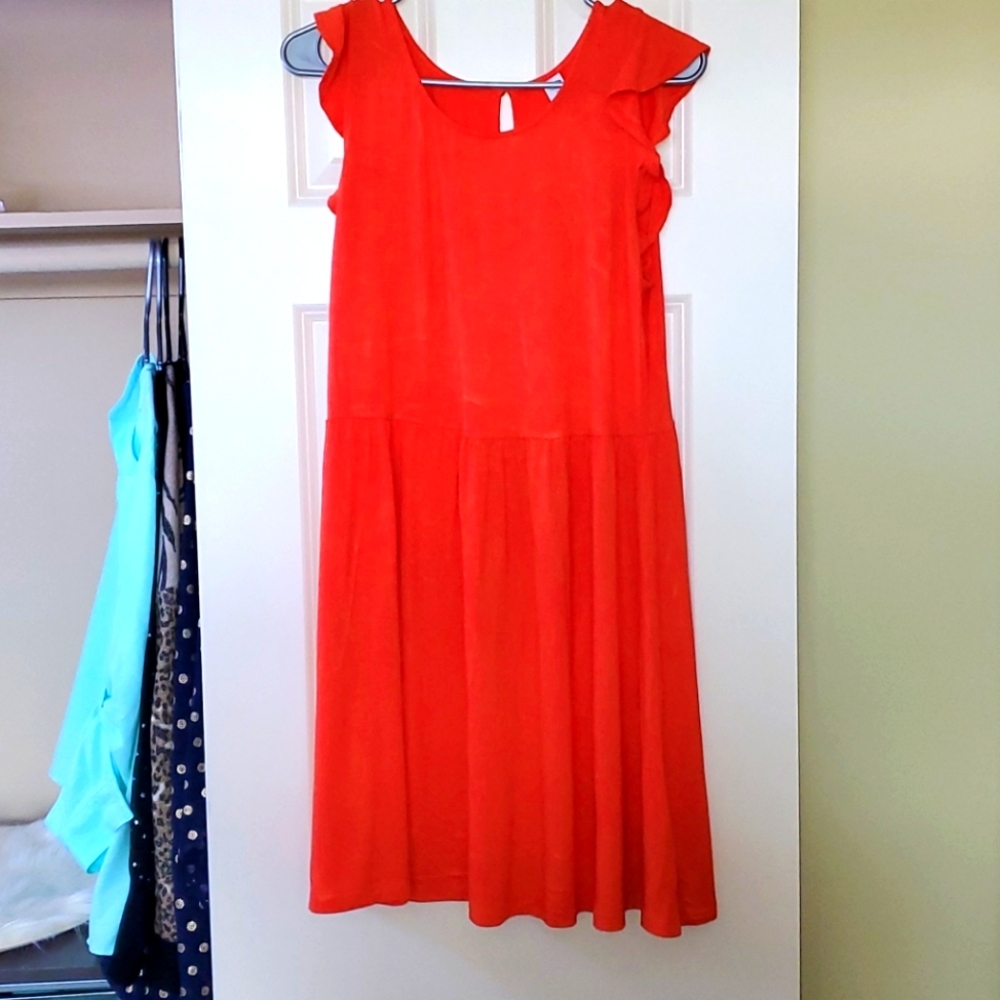 Summer Dress Orange Old Navy